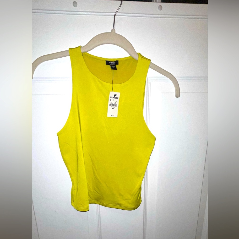 Silk Lime Green Crop top